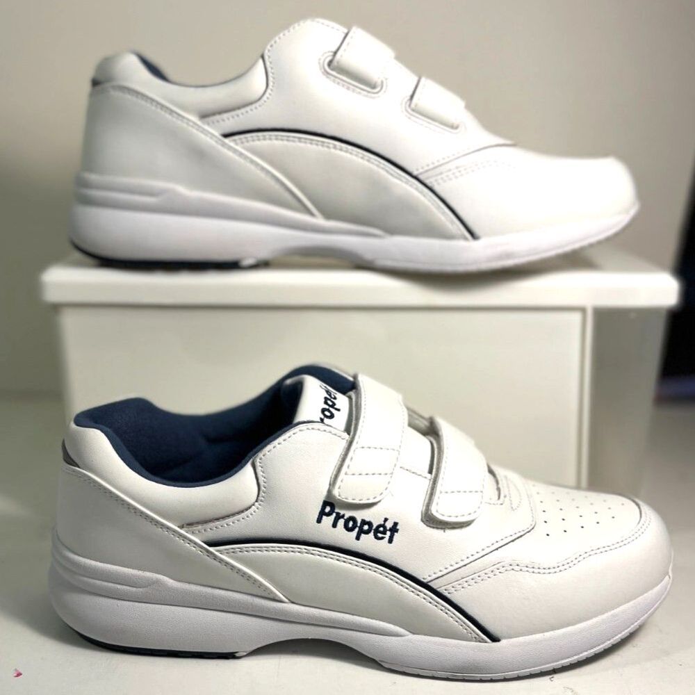 Propét Women's White Leather Tour Walker SZ11 NEW